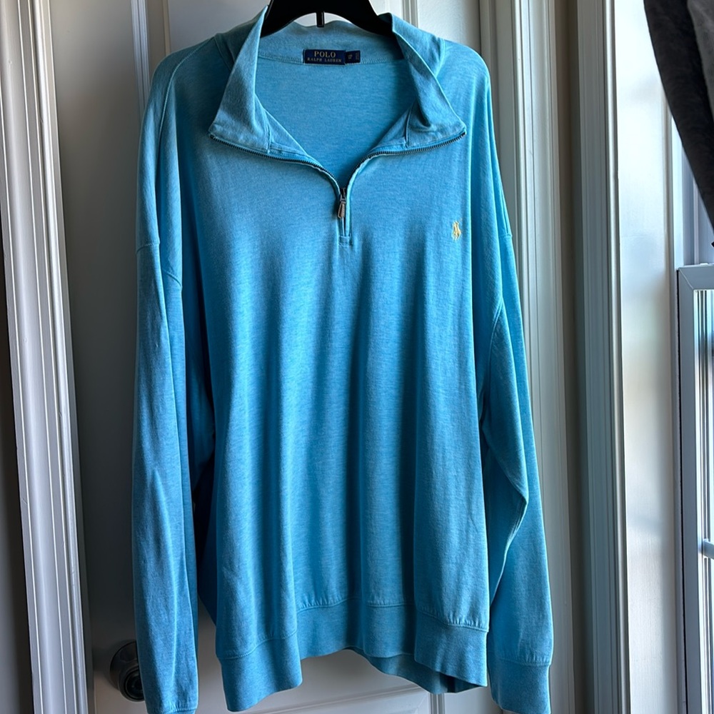 Men’s Polo quarter zip pullover